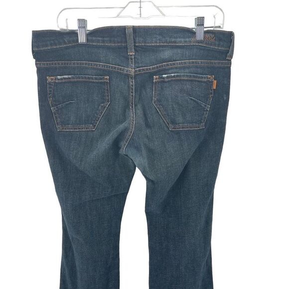 James Jeans Women's Dry Aged Bootcut Low Rise Dark Wash Denim Blue Size 32 - Picture 5 of 14